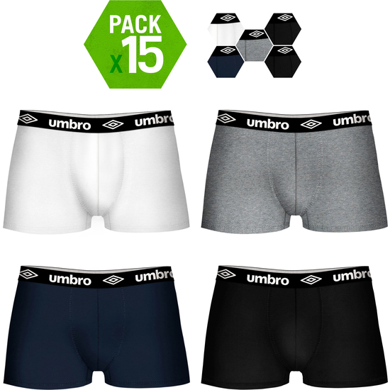 PACK 15 CALZONCILLOS UMBRO EN VARIOS COLORES image 1