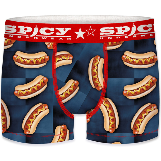 CALZONCILLO BOXER UNITARIO SPICY PARA HOMBRE HOT DOG  image 0