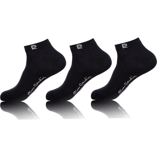 PACK 3 PARES DE CALCETINES NEGRO  image 0