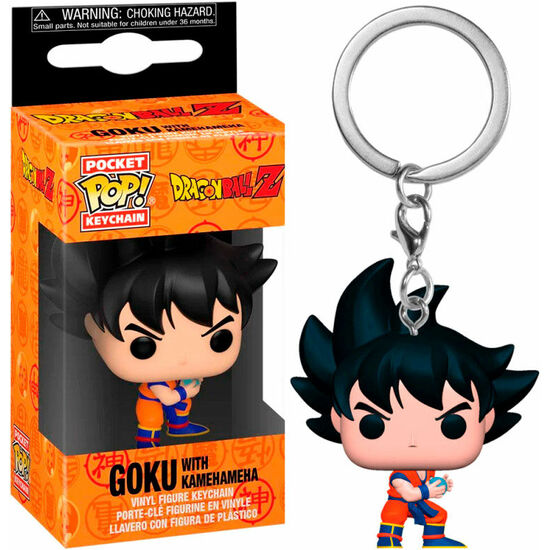 LLAVERO POCKET POP DRAGON BALL Z GOKU WITH KAMEHAMEHA image 1