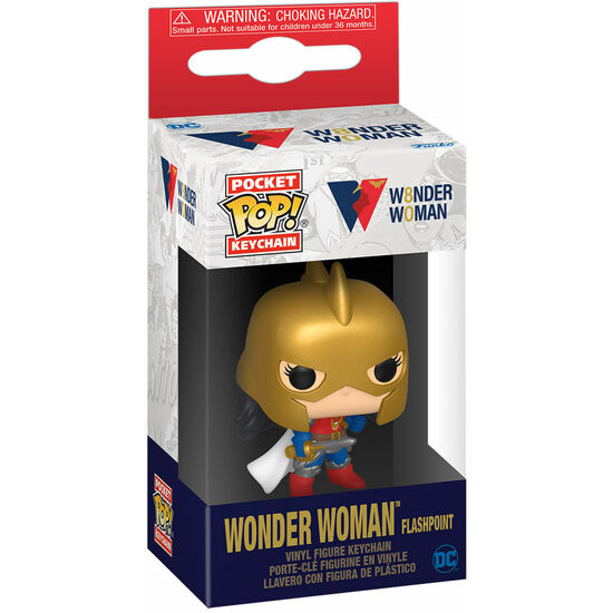 LLAVERO POCKET POP DC COMICS 80TH WONDER WOMAN FLASHPOINT image 2