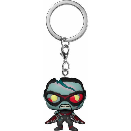 LLAVERO POCKET POP MARVEL WHAT IF ZOMBIE FALCON image 2