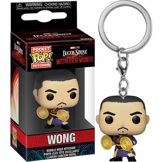 LLAVERO POCKET POP DOCTOR STRANGE MULTIVERSE OF MADNESS WONG image 0