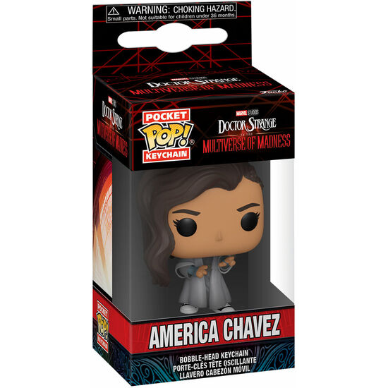 LLAVERO POCKET POP MARVEL DOCTOR STRANGE AMERICA CHAVEZ image 2