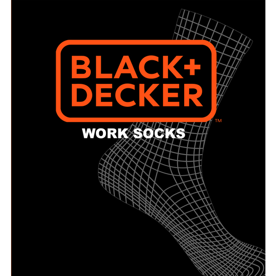 PACK 6 PARES DE CALCETINES BLACK&DECKER GRIS - TALLA 43/46 image 1