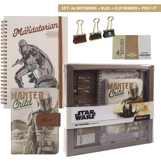 SET PAPELERÍA THE MANDALORIAN THE CHILD  image 0