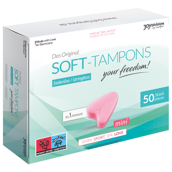 ORIGINAL SOFT-TAMPONS MINI (50 Unid) image 0