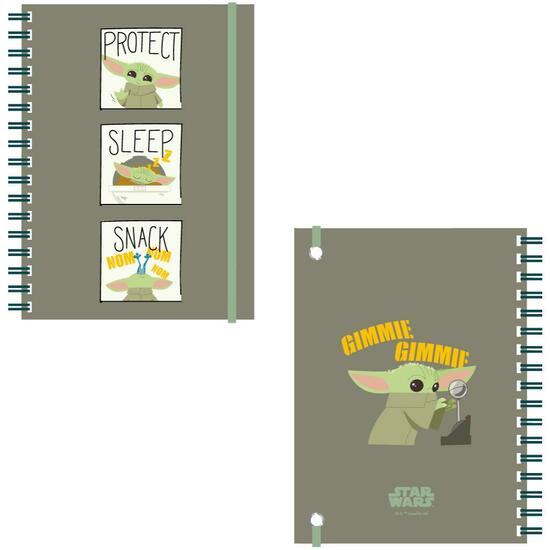 DISPLAY LIBRETAS THE MANDALORIAN THE CHILD NARANJA - A5 image 2