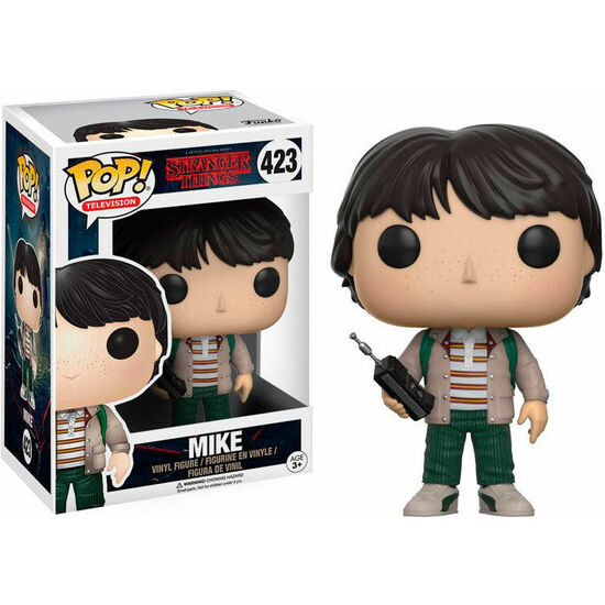 FIGURA POP STRANGER THINGS MIKE WITH WALKIE TALKIE image 0