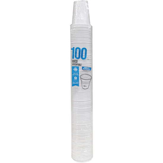 VASO BLANCO 166 CC - 100 UND image 0