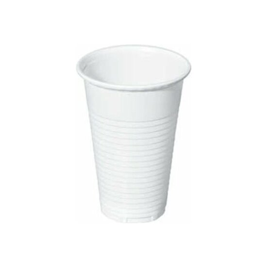 VASO PLASTICO X 30 BLANCO 220 C.C. image 0