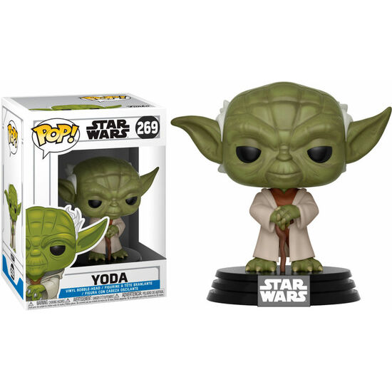 FIGURA POP STAR WARS CLONE WARS YODA image 0