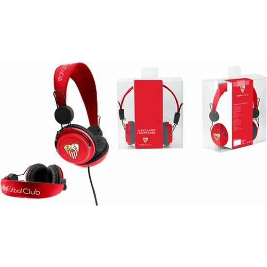AURICULAR CASCO SEVILLA FUTBOL CLUB ROJO image 0