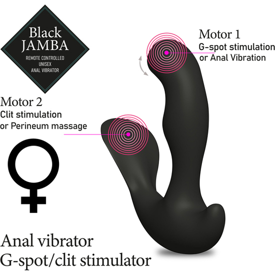 FEELZTOYS - BLACK JAMBA ANAL VIBRATOR image 2