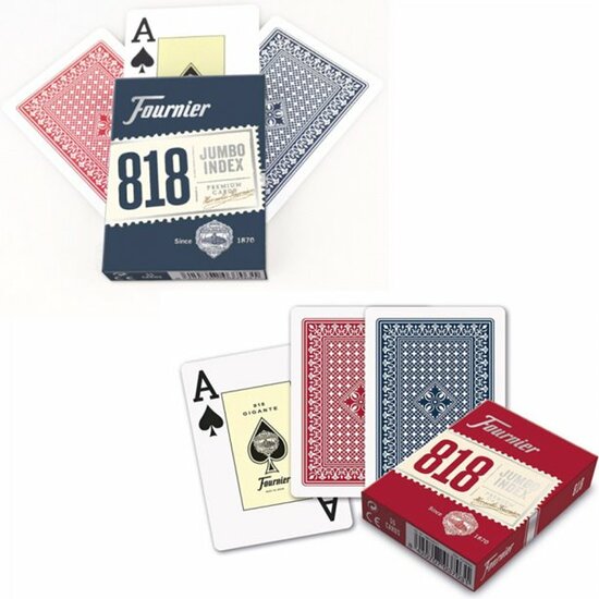 BARAJA POKER INGLES 818 - 55 CARTAS image 0