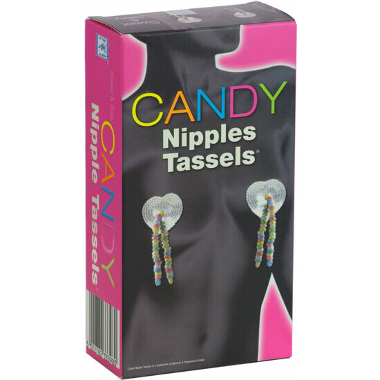 CANDY BLACK NIPPLE TASSELS image 0