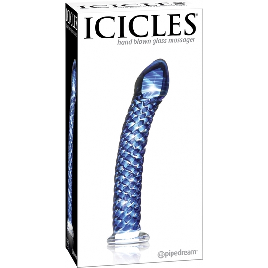 ICICLES NUMBER 29 HAND BLOWN GLASS MASSAGER image 1