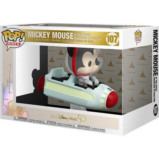 FIGURA POP DISNEY WORLD 50TH MICKEY MOUSE AT THE SPACE MOUNTAIN ATTRACTION image 2