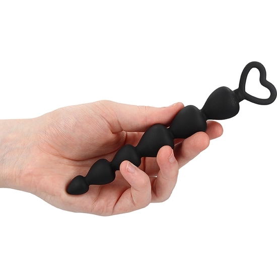 SILICONE ANAL BEADS - BLACK image 4