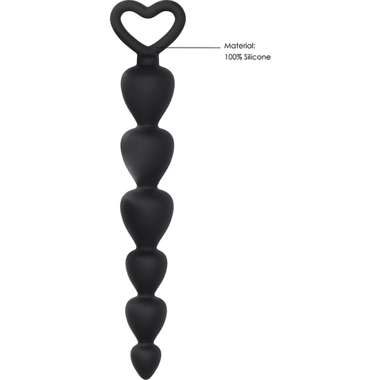 SILICONE ANAL BEADS - BLACK image 6