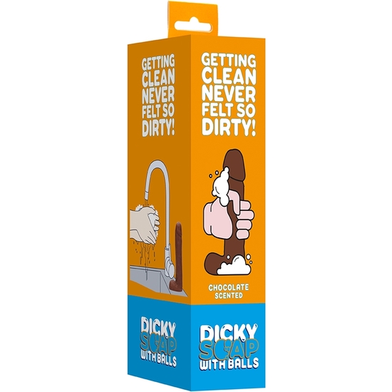 DICKY SOAP WITH BALLS - CHOCOLATE image 1