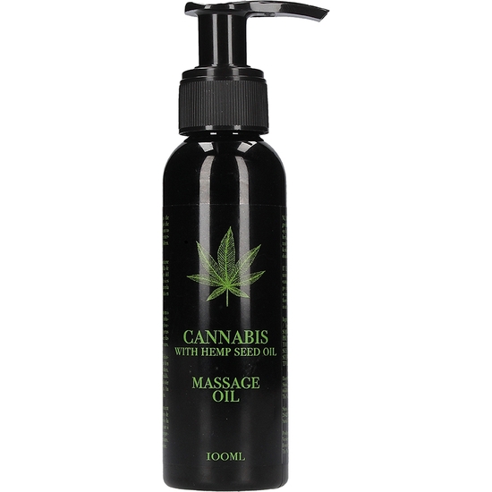 CANNABIS WITH HEMP SEED OIL - MASSAGE OIL - 100 ML image 0