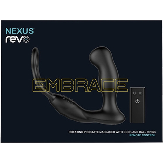 REVO EMBRACE WATERPROOF REMOTE CONTROL ROTATING PROSTATE MASSAGE image 1