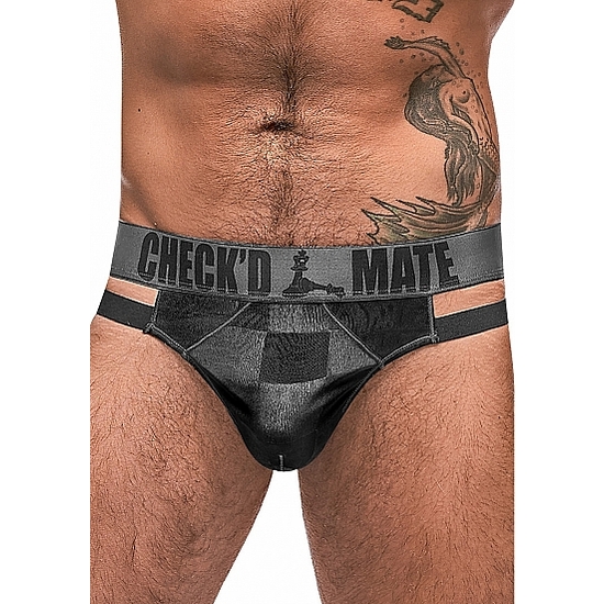 CUTOUT THONG - BLACK - S/M image 0