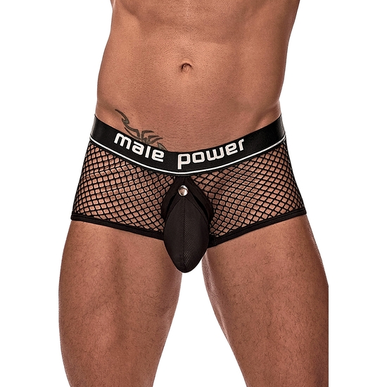 COCK PIT- MINI COCK RING SHORT - BLACK  image 2