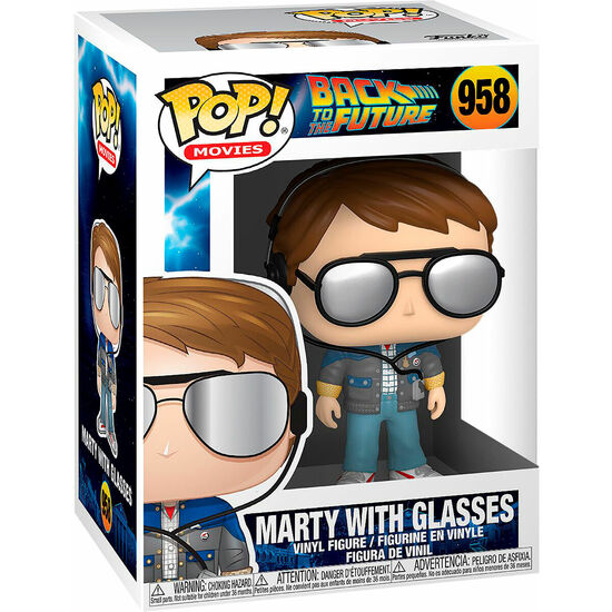 FIGURA POP BACK TO THE FUTURE MARTY WITH GLASSES image 2