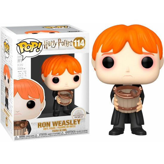 FIGURA POP HARRY POTTER RON PUKING SLUGS WITH BUCKET image 0