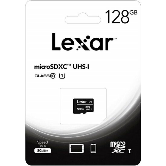 TARJETA MEMORIA 128GB CLASS 10 80MB/S MICRO SDXC UHS-I image 0