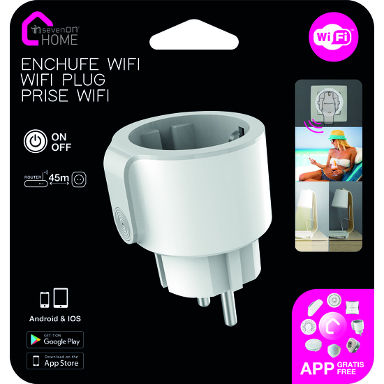 CLAVIJA 1 TOMA SCHUKO CONTROL WIFI VIA APP image 0