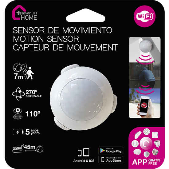 SENSOR DE MOVIMIENTO CONTROL WIFI VIA APP image 0