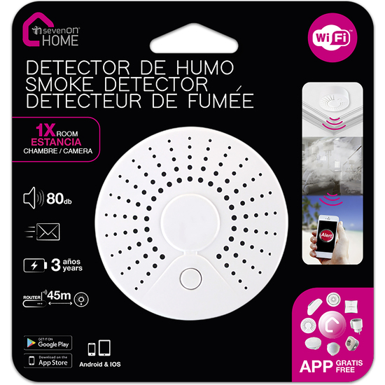 DETECTOR DE HUMO CONTROL WIFI VIA APP image 0