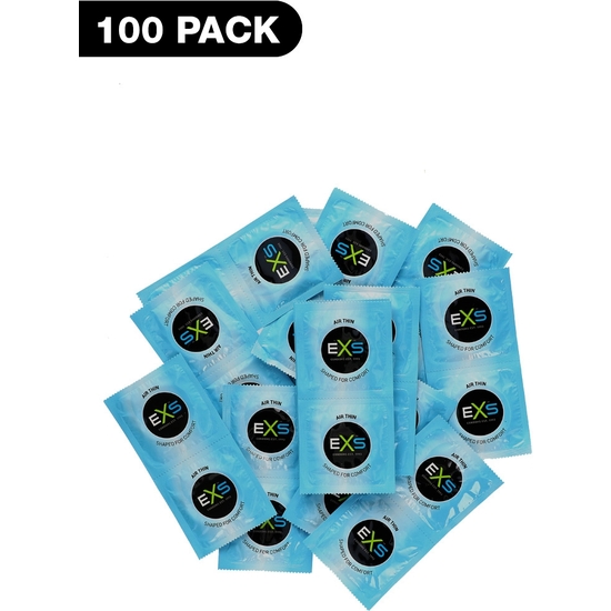 EXS AIR THIN CONDOMS - 100 PACK image 0