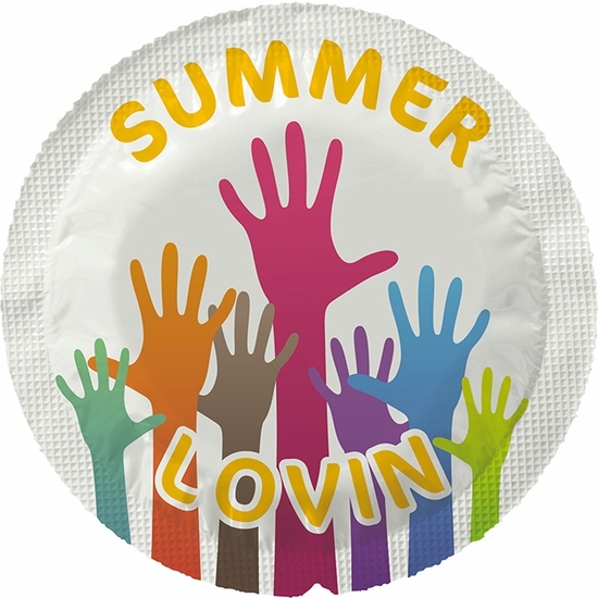 EXS SUMMER LOVIN CONDOMS - 100 PACK image 1