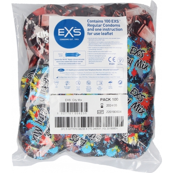 EXS CITY MIX CONDOMS - 100 PACK image 3