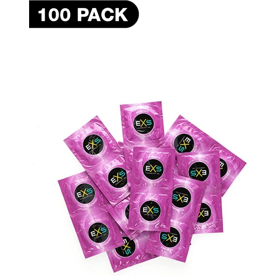 EXS EXTRA SAFE CONDOMS - 100 PACK image 0