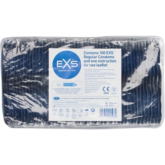 PRESERVATIVOS EXS REGULAR - 100 PACK image 3