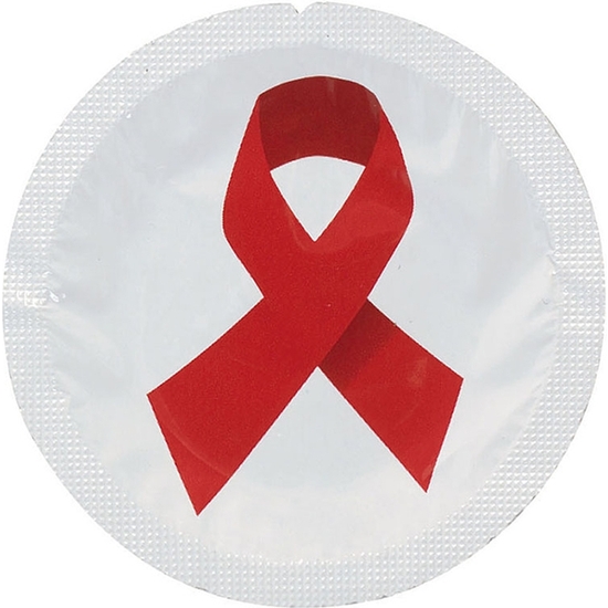 EXS RED RIBBON CONDOMS - 100 PACK image 1