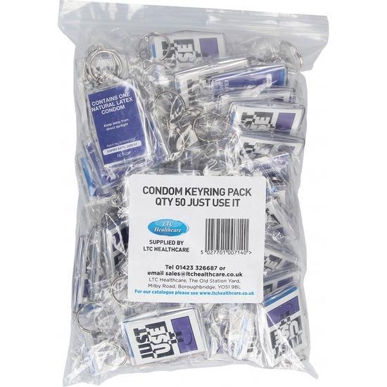 KEY RINGS- JUST USE IT - 50 PACK image 2