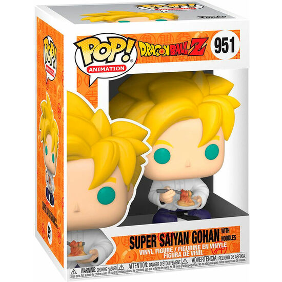 FIGURA POP DRAGON BALL Z SERIE 9 SUPER SAIYAN GOHAN WITH NOODLES image 0