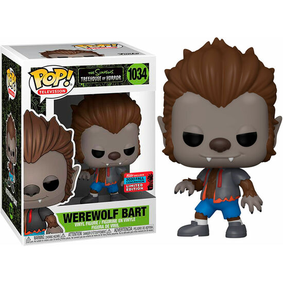 FIGURA POP THE SIMPSONS WEREWOLF BART EXCLUSIVE image 0