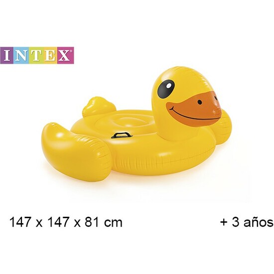 FLOTADOR HINCHABLE PATO AMARILLO 147X147X81CM image 0