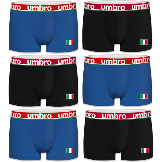 PACK 6 CALZONCILLO BOXER UMBRO EUROCOPA 100% ALGODÓN image 0