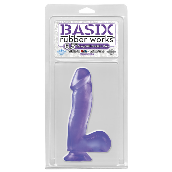 BASIX RUBBER WORKS SUCTION CUP 16 CM DONG PURPLE image 1