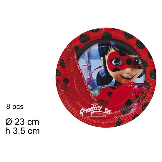 PLATOS LADYBUG 23CM 8UNDS image 0
