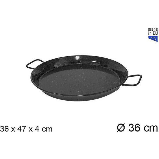 PAELLA ESMALTADA 36 CM LA IDEAL image 0