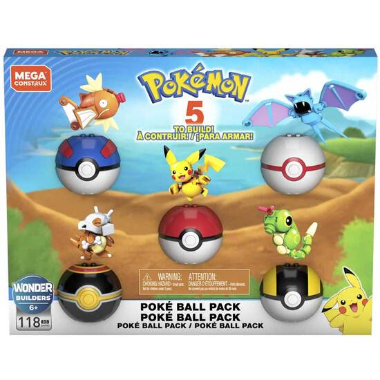 MEGA CONSTRUX POKEMON PACK POKEBALL image 0